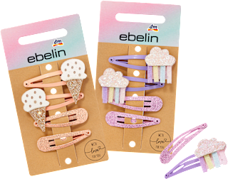 Haarclips Eis/Wolke ebelin
