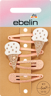 Haarclips Eis/Wolke ebelin