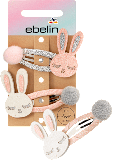 Haarclips Hase, 2 St ebelin