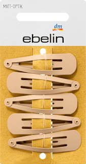 Haarclips Matt-Optik, blond ebelin