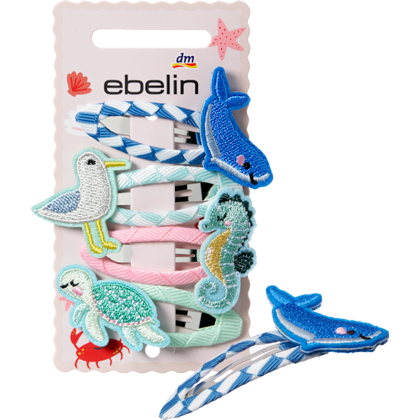 Haarclips Meerestiere ebelin