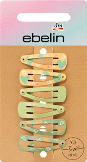 Haarclips mini bunt ebelin