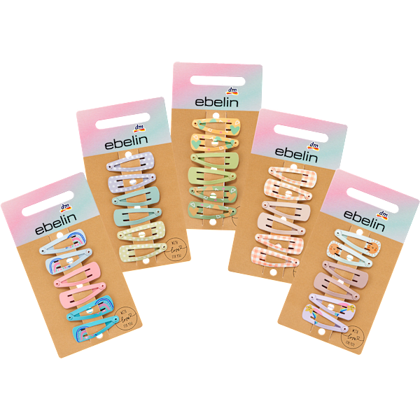 Haarclips mini bunt ebelin