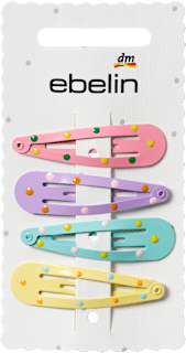Haarclips mit Punkten, bunt ebelin