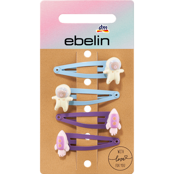 Haarclips mit verschiedenen Motiven ebelin