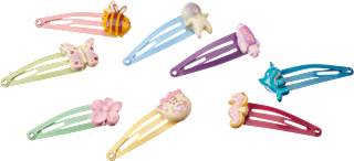 Haarclips mit verschiedenen Motiven ebelin