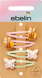 Haarclips mit verschiedenen Motiven ebelin