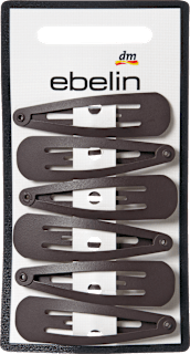Haarclips mittel, braun ebelin