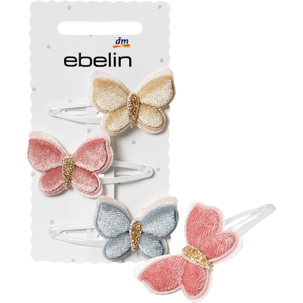 Haarclips Schmetterling ebelin