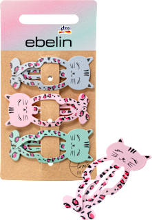 Haarclips Tier-Motiv, 3 St ebelin