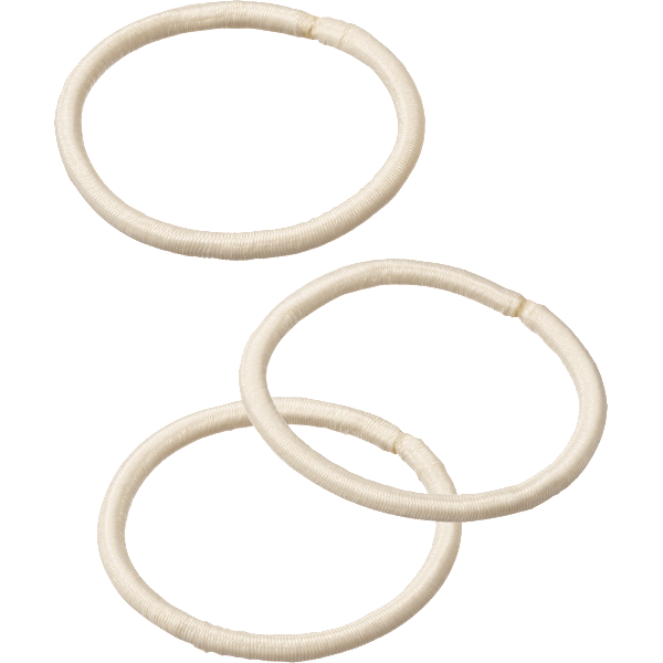 Haargummis dick, blond  ebelin