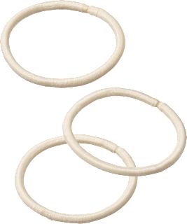 Haargummis dick, blond  ebelin