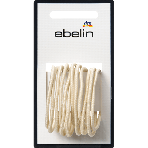 Haargummis dünn, blond  ebelin