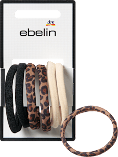 Haargummis Farb-Mix/Leo-Optik ebelin