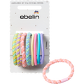 Haargummis geflochten, bunt ebelin