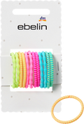 Haargummis gerafft, Farb-Mix ebelin