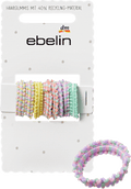 Haargummis gewellt, pastellfarben ebelin