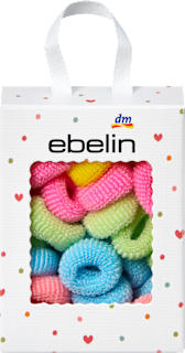 Haargummis in Box, bunt ebelin