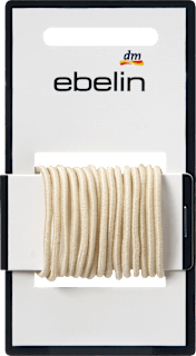 Haargummis klein dünn, blond ebelin