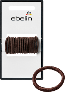 Haargummis mini, braun ebelin
