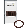 Haargummis mini, braun ebelin