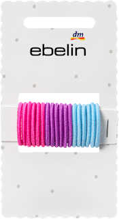 Haargummis mini, bunt ebelin