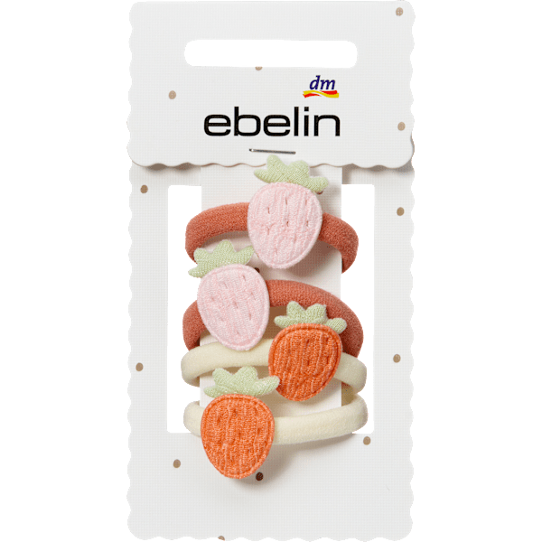 Haargummis mit Erdbeeren ebelin
