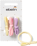 Haargummis mit Schleifen, pastellfarben ebelin