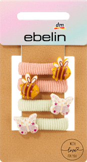 Haargummis mit verschiedenen Motiven ebelin