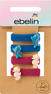 Haargummis mit verschiedenen Motiven ebelin
