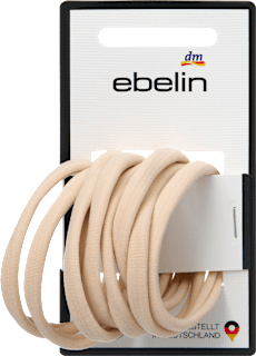 Haargummis weich, blond ebelin