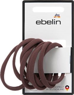 Haargummis weich, braun ebelin