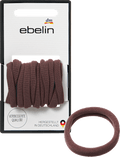 Haargummis weich, braun ebelin
