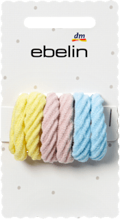 Haargummis weich, bunt ebelin
