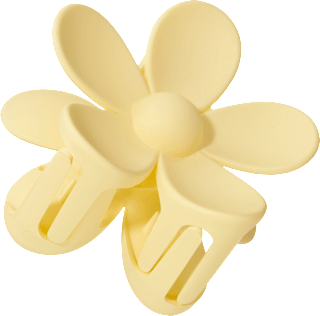 Haarklammer Blume, gelb ebelin