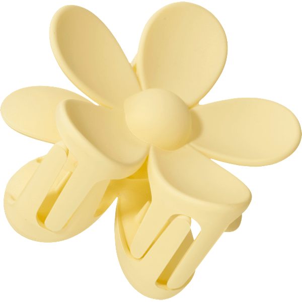 Haarklammer Blume, gelb ebelin