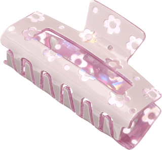 Haarklammer Cut-Out mit Blumen, flieder ebelin