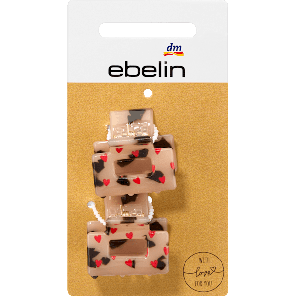 Haarklammer Herzen midi ebelin