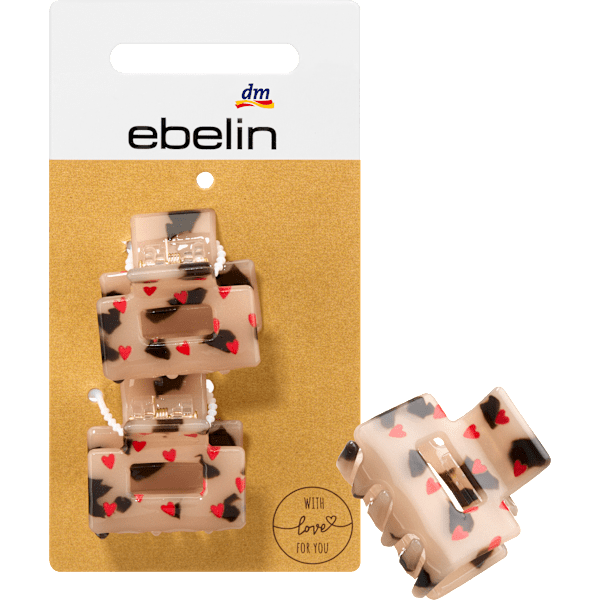 Haarklammer Herzen midi ebelin