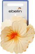 Haarklammer Hibiskus, apricot ebelin