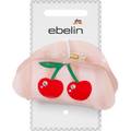 Haarklammer Kirsche mit Strass, rosa ebelin