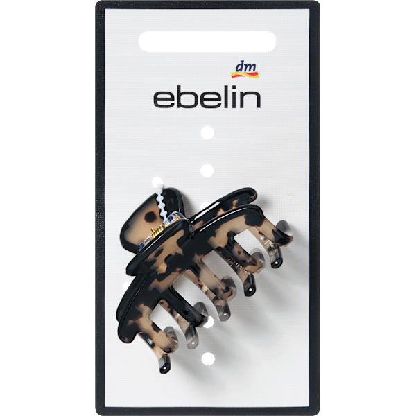 Haarklammer Leo-Optik, klein ebelin