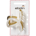 Haarklammer Loop-Form, weiß/Gold-Optik ebelin