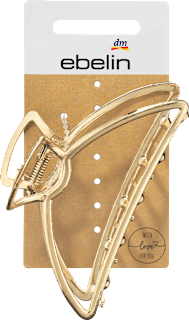Haarklammer Metall Gold-Optik ebelin