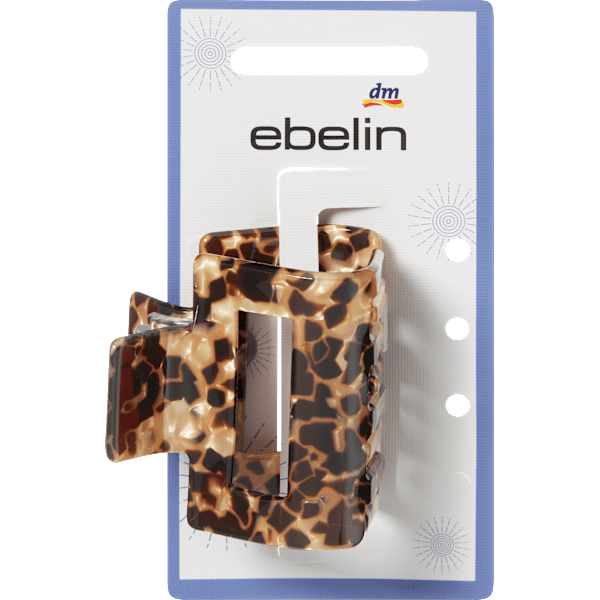 Haarklammer mit Cut-Out, Leo-Optik ebelin