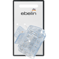 Haarklammer mit Cut-Out & Glitzer, hellblau ebelin