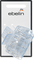 Haarklammer mit Cut-Out & Glitzer, hellblau ebelin