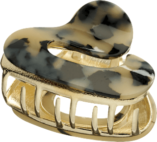 Haarklammer mit Metall, T-Shell ebelin