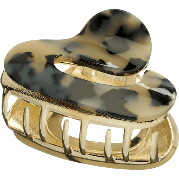Haarklammer mit Metall, T-Shell ebelin
