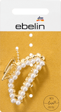 Haarklammer mit Perlen Gold-Optik ebelin